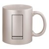 11oz Metallic Silver Mug Thumbnail