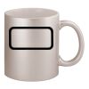 11oz Metallic Silver Mug Thumbnail