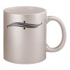 11oz Metallic Silver Mug Thumbnail