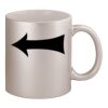 11oz Metallic Silver Mug Thumbnail