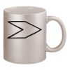 11oz Metallic Silver Mug Thumbnail