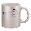 11oz Metallic Silver Mug Thumbnail