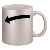 11oz Metallic Silver Mug Thumbnail