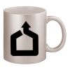 11oz Metallic Silver Mug Thumbnail