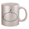 11oz Metallic Silver Mug Thumbnail