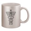 11oz Metallic Silver Mug Thumbnail