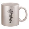 11oz Metallic Silver Mug Thumbnail