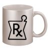 11oz Metallic Silver Mug Thumbnail