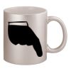 11oz Metallic Silver Mug Thumbnail