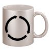 11oz Metallic Silver Mug Thumbnail