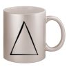 11oz Metallic Silver Mug Thumbnail