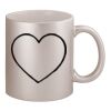11oz Metallic Silver Mug Thumbnail