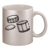11oz Metallic Silver Mug Thumbnail