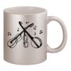 11oz Metallic Silver Mug Thumbnail