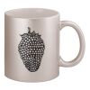 11oz Metallic Silver Mug Thumbnail