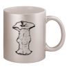 11oz Metallic Silver Mug Thumbnail