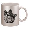 11oz Metallic Silver Mug Thumbnail