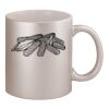 11oz Metallic Silver Mug Thumbnail