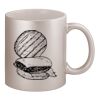 11oz Metallic Silver Mug Thumbnail