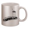 11oz Metallic Silver Mug Thumbnail