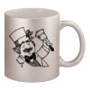 11oz Metallic Silver Mug Thumbnail