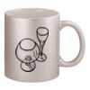 11oz Metallic Silver Mug Thumbnail