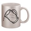 11oz Metallic Silver Mug Thumbnail
