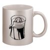 11oz Metallic Silver Mug Thumbnail