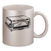 11oz Metallic Silver Mug Thumbnail