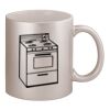 11oz Metallic Silver Mug Thumbnail
