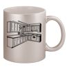 11oz Metallic Silver Mug Thumbnail