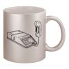 11oz Metallic Silver Mug Thumbnail