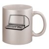 11oz Metallic Silver Mug Thumbnail