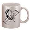 11oz Metallic Silver Mug Thumbnail