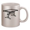 11oz Metallic Silver Mug Thumbnail
