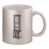 11oz Metallic Silver Mug Thumbnail
