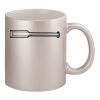 11oz Metallic Silver Mug Thumbnail