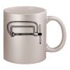 11oz Metallic Silver Mug Thumbnail