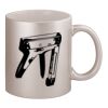 11oz Metallic Silver Mug Thumbnail