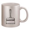11oz Metallic Silver Mug Thumbnail