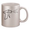 11oz Metallic Silver Mug Thumbnail