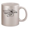 11oz Metallic Silver Mug Thumbnail