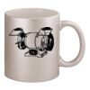 11oz Metallic Silver Mug Thumbnail