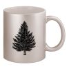 11oz Metallic Silver Mug Thumbnail
