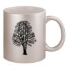 11oz Metallic Silver Mug Thumbnail