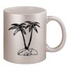 11oz Metallic Silver Mug Thumbnail