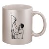 11oz Metallic Silver Mug Thumbnail