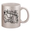 11oz Metallic Silver Mug Thumbnail