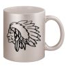 11oz Metallic Silver Mug Thumbnail