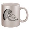 11oz Metallic Silver Mug Thumbnail
